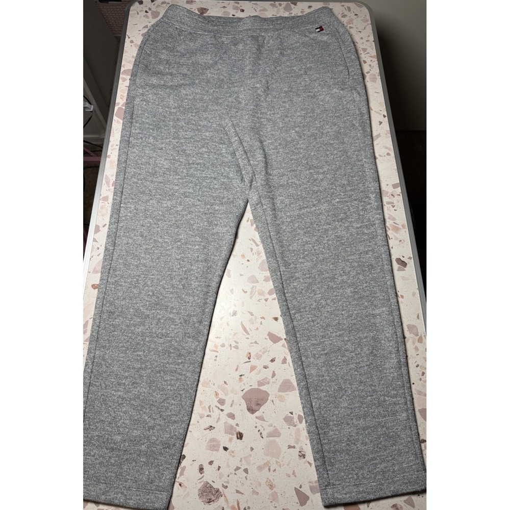 Tommy Hilfiger Sweatpants Gray Knit Lounge Pants Women Size M